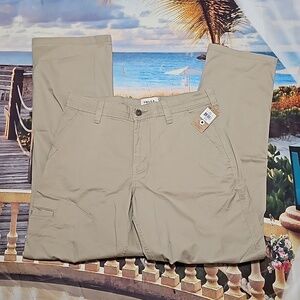 Field & Stream Beige Chino Khaki Pants‎ Utility NWT 32x32